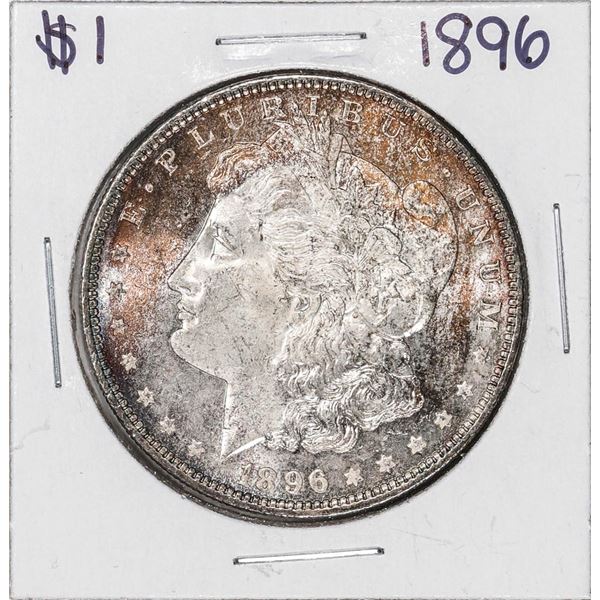 1896 $1 Morgan Silver Dollar Coin Nice Toning