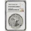 1993-P $1 Proof American Silver Eagle Coin NGC PF69 Ultra Cameo