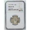 1917 Type 1 Standing Liberty Quarter Coin NGC MS65+ FH