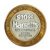 Image 2 : .999 Silver Harrahs Reno, Nevada $10 Casino Limited Edition Gaming Token