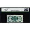 Image 2 : 1875 Fifth Issue 50 Cent Fractional Currency Note Fr.1381 Legacy Choice About New 58PPQ