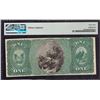 Image 2 : Original $1 The First National Bank Kansas, IL CH# 2854 Note PMG Ch. Uncirculated 63
