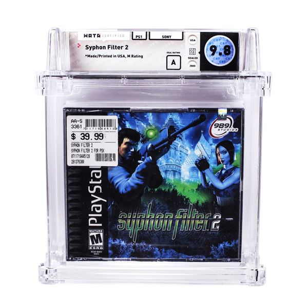 Syphon Filter 2 PS1 Playstation Sealed Video Game WATA 9.8/A