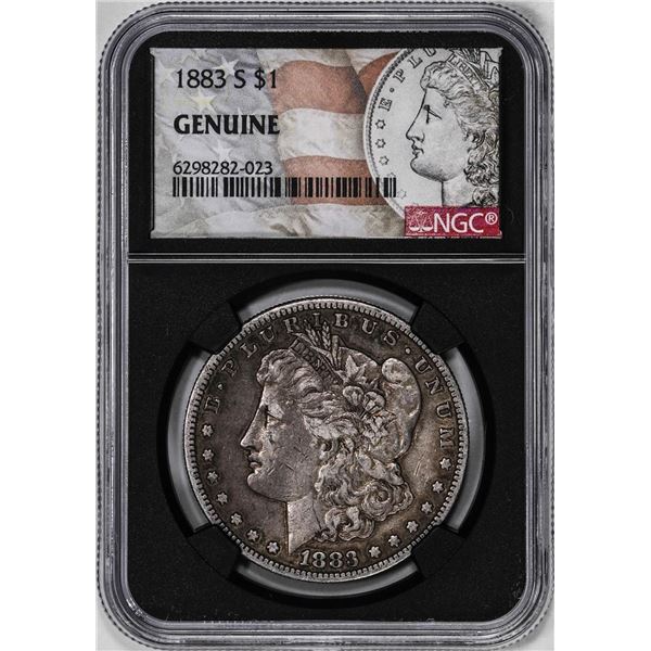 1883-S $1 Morgan Silver Dollar Coin NGC Genuine