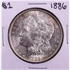 Image 1 : 1886 $1 Morgan Silver Dollar Coin