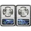 Image 2 : Lot of (2) 1985Mo Mexico 1 Onza Libertad Silver Coins NGC MS65