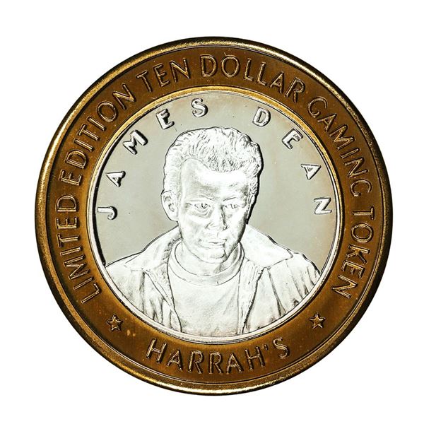 .999 Silver Harrah's Casino Las Vegas, NV $10 Casino Limited Edition Gaming Token