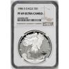Image 1 : 1986-S $1 Proof American Silver Eagle Coin NGC PF69 Ultra Cameo
