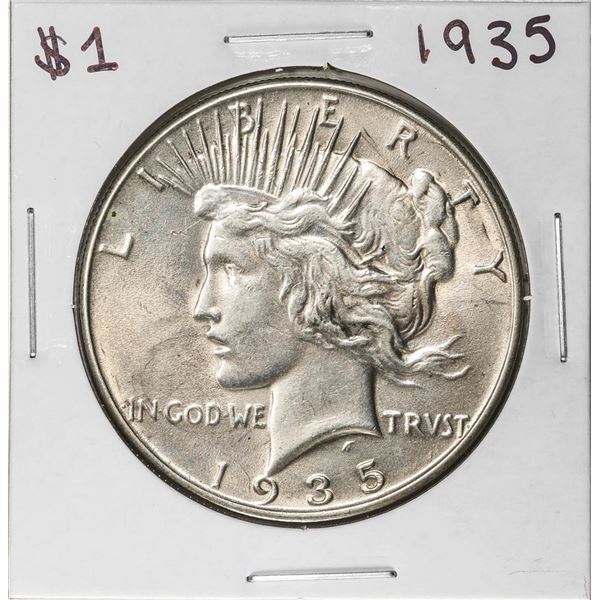 1935 $1 Peace Silver Dollar Coin