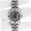 Image 3 : Rolex Ladies Stainless Steel Quickset Meteorite Diamond Datejust Wristwatch