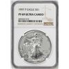 Image 1 : 1997-P $1 Proof American Silver Eagle Coin NGC PF69 Ultra Cameo
