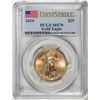 Image 1 : 2014 $25 American Gold Eagle Coin PCGS MS70 First Strike