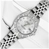 Image 2 : Rolex Ladies Stainless Steel Silver Diamond Datejust Wristwatch
