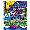 Image 1 : Romero Britto "Wine Country Purple" Limited Edition Giclee On Canvas