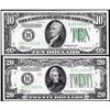 Lot of 1934A $10 & $20 Federal Reserve Notes New York