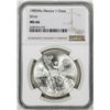 1985Mo Mexico 1 Onza Libertad Silver Coin NGC MS66