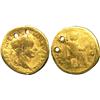 Image 1 : ANCIENT COINS. Roman. Tiberius, Gold Aureus, Indian imitation, TI CAESAR DIVI AVG F AVGVST