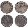 Image 1 : BRITISH COINS. Elizabeth I, fifth issue, Pennies (2), mm crescent (S 2580).  Fine or bette