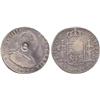 Image 1 : BRITISH COINS. George III, Emergency issue, Half-Dollar, oval countermark with bust of Geo