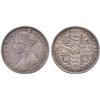 Image 1 : BRITISH COINS. Victoria, ‘Godless’ Florin, 1849, gothic type crowned bust left, WW partly 