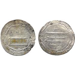WORLD COINS. ISLAMIC. Abbasid, temp al-Rashid (170-193h), Dirham, Madinat Abarshahr, citin
