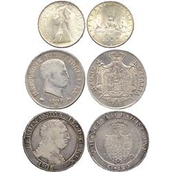 WORLD COINS. ITALY. Kingdom of Naples, Ferdinand IV, Piastra (120-Grana), 1805 LD (Mont 34