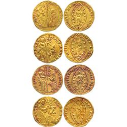 WORLD COINS. ITALY. Venice, Gold Ducats (3), and an imitation Ducat.  One with attempted p