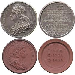 COMMEMORATIVE MEDALS. BRITISH HISTORICAL MEDALS. George II, Silvered-bronze Medal, 1731, b