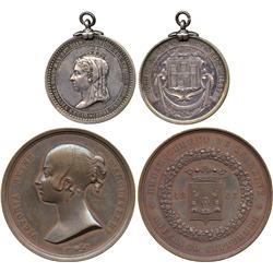 COMMEMORATIVE MEDALS. BRITISH HISTORICAL MEDALS. Victoria, Visit to Antwerp, Copper Medal,