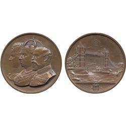 COMMEMORATIVE MEDALS. BRITISH HISTORICAL MEDALS. Opening of Tower Bridge 1894, Copper Meda