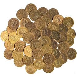 COMMEMORATIVE MEDALS. OTHER BRITISH MEDALS. Brass Gaming Counters (47), in the style of Ge