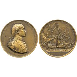 WORLD MEDALS. UNITED STATES OF AMERICA. USA/France, John Paul Jones (1747-1792), The Captu