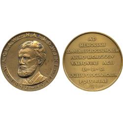 COMMEMORATIVE MEDALS BY THEME. Astronomy, Poland, Waclaw Nalkowski (1852-1911), Bronze Med