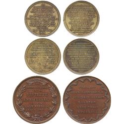 COMMEMORATIVE MEDALS BY THEME. Marriage, Henry William and Susanna Atkinson, he Provost of