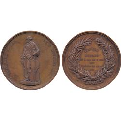 COMMEMORATIVE MEDALS BY THEME. Music, Adrien François Servais (1807-1866), Belgian cellist