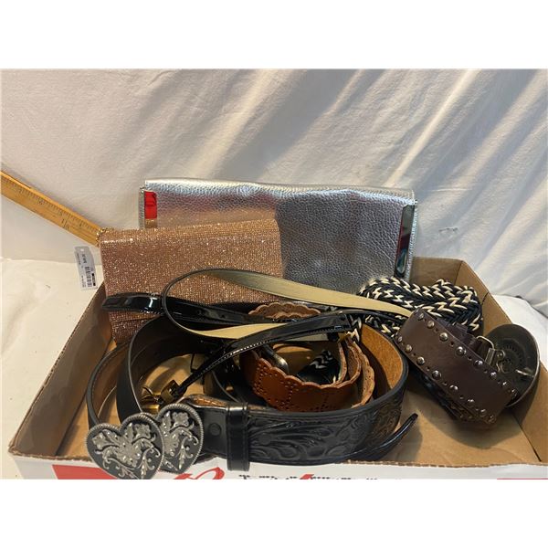 Belts and handbags