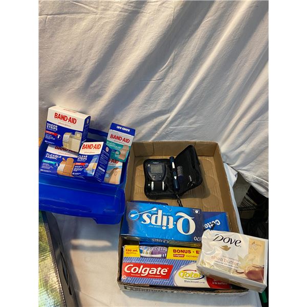 Bandaids, q tips ect