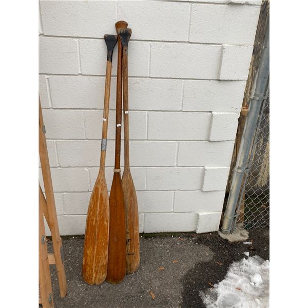 Wood paddles