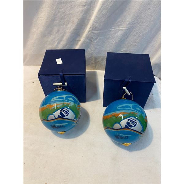 Christmas balls glass