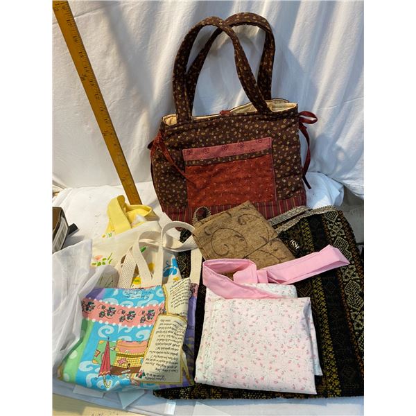 Reversible handbags and reusable bags