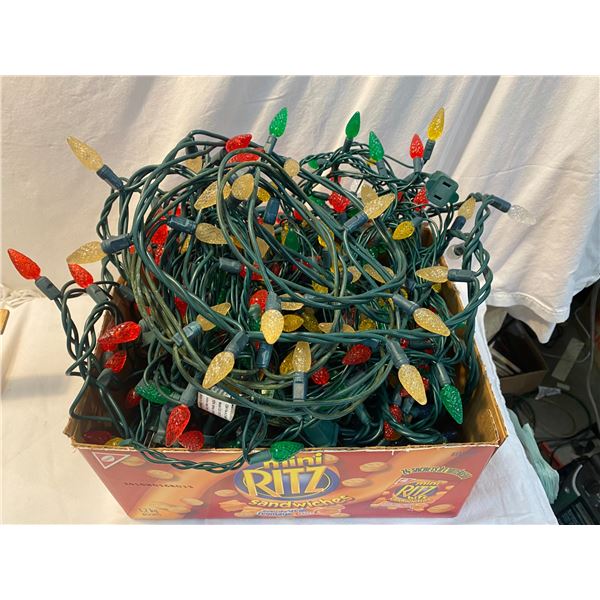 Assorted Christmas lights tested working