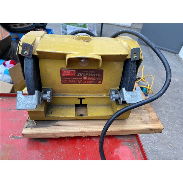 5" bench grinder