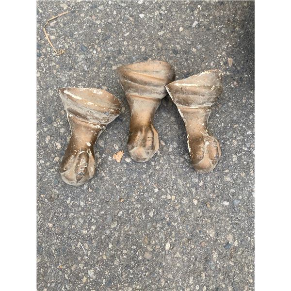 Cast iron feet