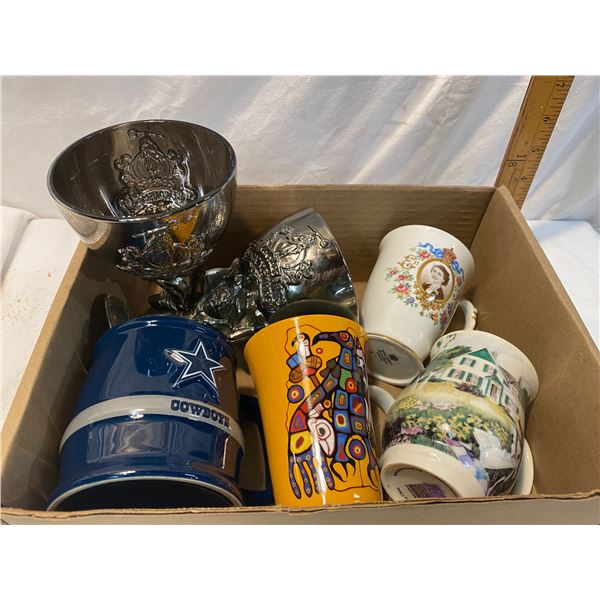 Assorted mugs