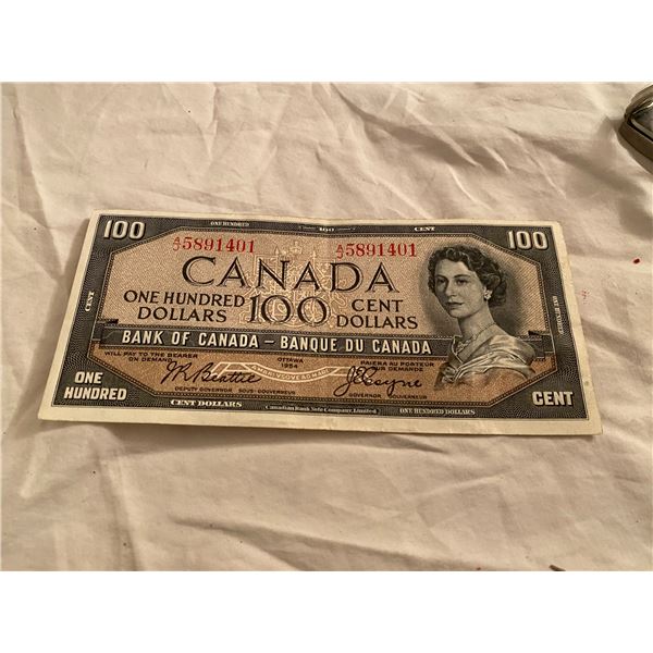 1954 $100 bill