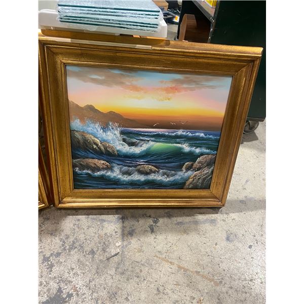 Wall hanging some frame damage