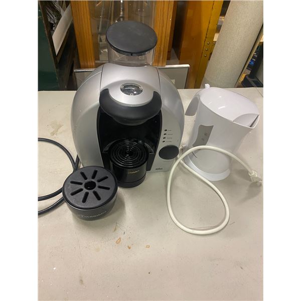 Brian Tassimo and electric kettle