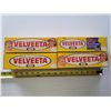 Image 1 : LOT OF 4 MID CENTURY CARDBOARD VELVEETA BOXES. GOOD CONDITION