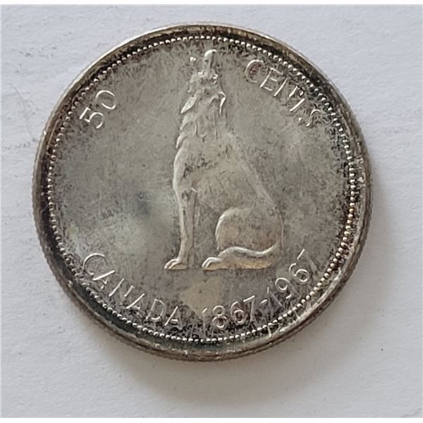 1967 SILVER 50 CENT PIECE CANADA