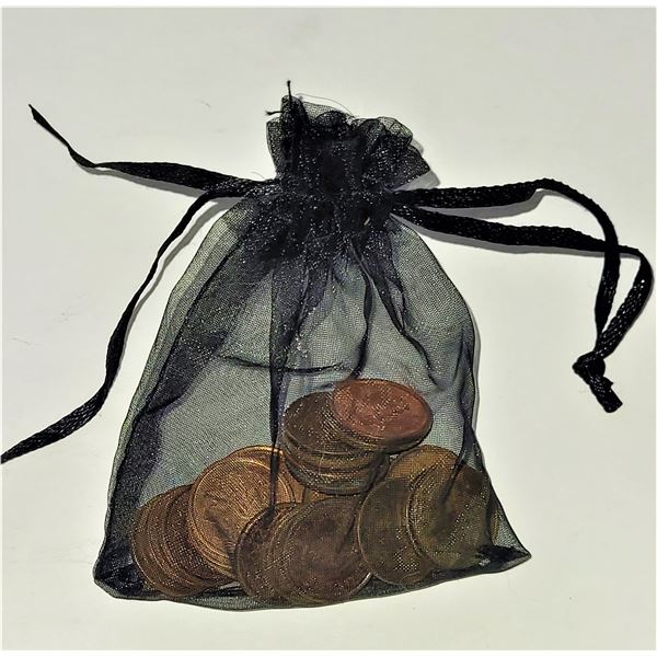 SMALL SACHET WITH PENNIES